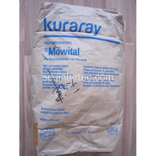 Mowital polyvinylbutyralt harts B45H B60H B75H